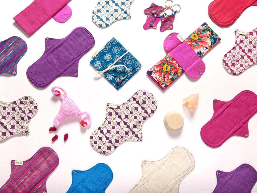 colorful clothpads