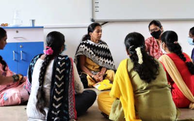 Collaborating with Sharana to give menstrual education to adolescent girls and women